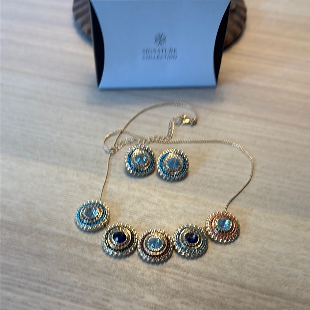 Avon Iconic Necklace and Necklace and Earring Set